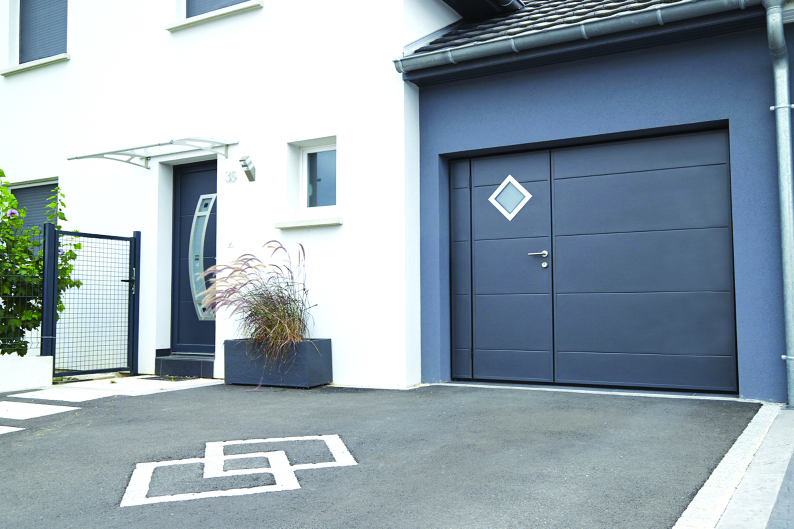 Porte de service pour portes de garage basculantes, portes de