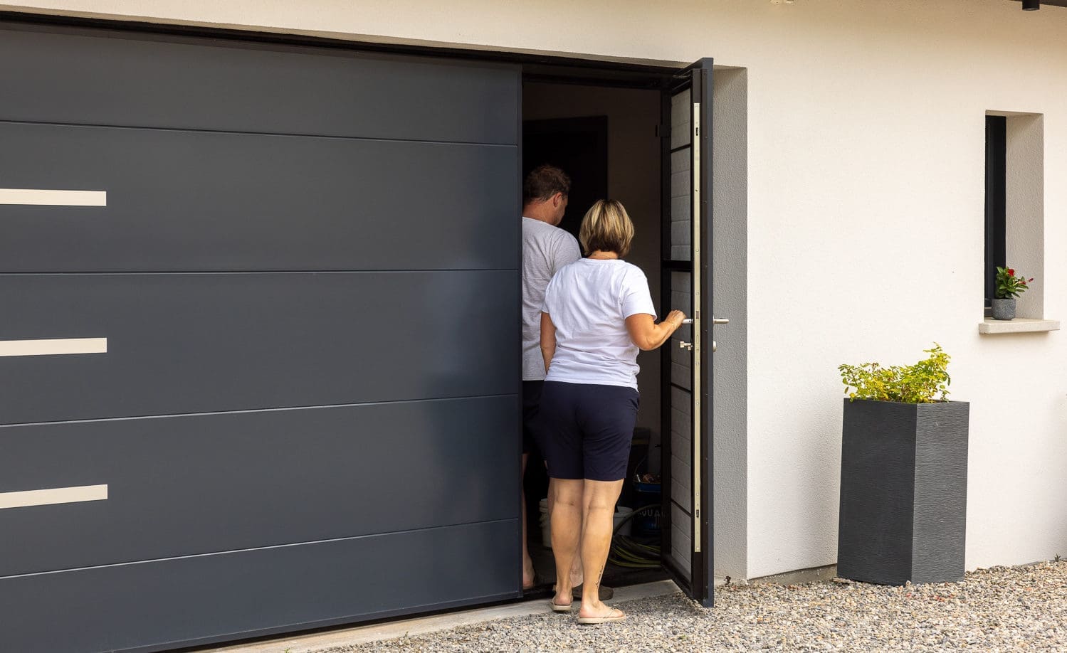 Porte de service pour portes de garage basculantes, portes de